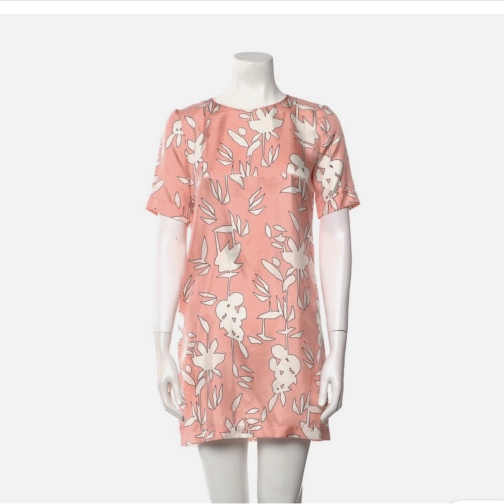 Marni Blush and White Floral Mini Dress size small